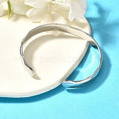 Non-Tarnish 304 Stainless Steel Cuff Bangles&nbsp;BJEW-K267-03P