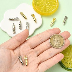 12Pcs 2 Colors Brass Pendants&nbsp;KK-CJ0003-78
