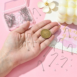 100Pcs 3 Styles 316 Surgical Stainless Steel Earring Hooks&nbsp;FIND-YW0005-50