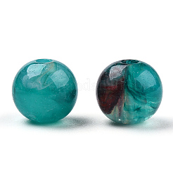 Round Imitation Gemstone Acrylic Beads&nbsp;X-OACR-R029-8mm-17