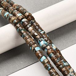 Synthetic Regalite/Imperial Jasper/Sea Sediment Jasper Beads Strands&nbsp;G-F765-N01-02