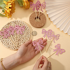 60Pcs Paper Bowknot Cake Toppers Decorations&nbsp;DIY-CA0007-75