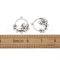 Tibetan Style Alloy Connector Rhinestone Settings&nbsp;PALLOY-TA0001-20AS
