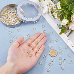 100Pcs Brass Locking Stitch Marker&nbsp;FIND-HS0002-20G