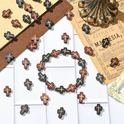 40Pcs 2 Colors Natural Wood Beads&nbsp;WOOD-CJ0002-61