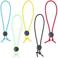 30Pcs 5 Colors Polyester Storage Bundling Elastic Rope&nbsp;AJEW-CN0006-36