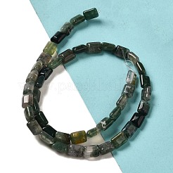 Natural Moss Agate Beads Strands&nbsp;G-G085-A17-01