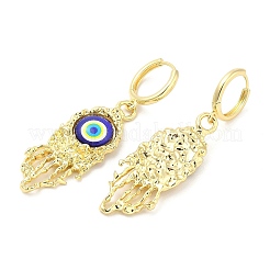 Rack Plating Brass Dangle Earrings for Women&nbsp;EJEW-M260-24G-02