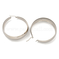 Tarnish Resistant 202 Stainless Steel Hoop Earring&nbsp;EJEW-H003-09P-03