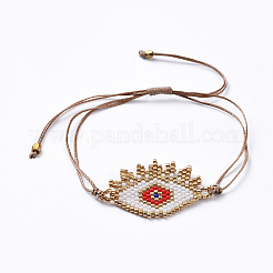 Waxed Polyester Cord Bracelets&nbsp;BJEW-JB04481