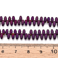 Electroplated Synthetic Non-magnetic Hematite Beads Strands&nbsp;G-T139-65D