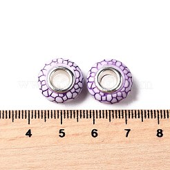 Opaque Resin European Beads&nbsp;RESI-C055-01