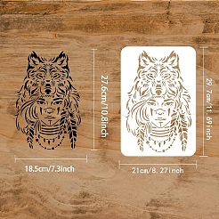 Large Plastic Reusable Drawing Painting Stencils Templates&nbsp;DIY-WH0202-483