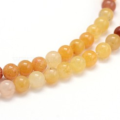 Natural Topaz Jade Round Bead Strands&nbsp;G-J303-02-8mm