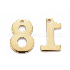 201 Stainless Steel Charms&nbsp;STAS-P140-G