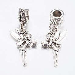 Tibetan Style Alloy European Dangle Charms&nbsp;PALLOY-F199-34AS