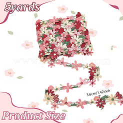 5 Yards Polyester Embroidery Lace Trim&nbsp;OCOR-NB0002-37