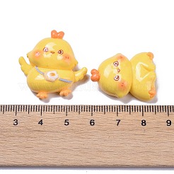 Spring Theme Opaque Cute Chick Resin Decoden Cabochons&nbsp;RESI-B024-08