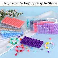 80Pcs Round Silicone Focal Beads&nbsp;SIL-SZ0001-24-18