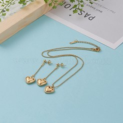 Pendant necklaces & Dangle Earrings Jewelry Sets&nbsp;SJEW-JS01170