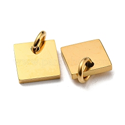 304 Stainless Steel Stamping Blank Tag Charms&nbsp;STAS-L022-181G
