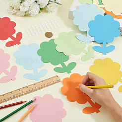 8 Sets Flower Paper for Wedding Party Home Decoration&nbsp;AJEW-SP0001-32A
