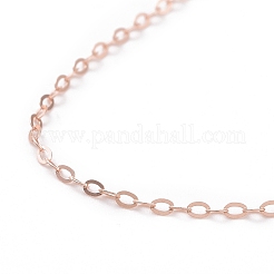 925 Sterling Silver Cable Chains Necklace for Women&nbsp;STER-I021-05RG