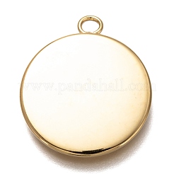 304 Stainless Steel Pendant Cabochon Settings&nbsp;X-STAS-Z030-01D-G