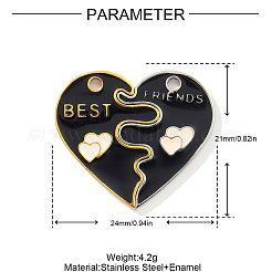 304 Stainless Steel Enamel Pendants&nbsp;STAS-OY003-24GP
