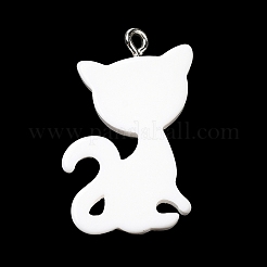 Opaque Resin Pendants&nbsp;RESI-G069-03D