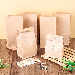 20Pcs Rectangle Kraft Paper None Handle Gift Bags&nbsp;IFIN-TA0008-89