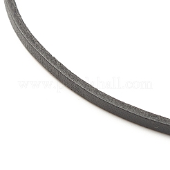 DIY Leather Choker Cord Necklace Making&nbsp;NJEW-JN03822