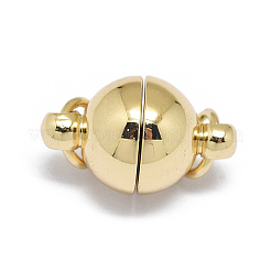 Rack Plating Brass Magnetic Clasps&nbsp;KK-F801-07A-LG
