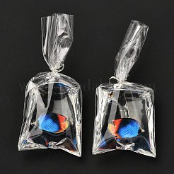 Resin Pendants with Iron Jump Ring&nbsp;RESI-A015-03A
