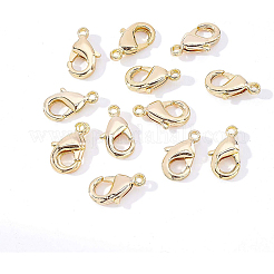 Brass Lobster Claw Clasps&nbsp;KK-BC0005-79G-NF