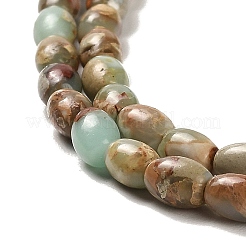 Natural Aqua Terra Jasper  Beads Strands&nbsp;G-F765-I01-01