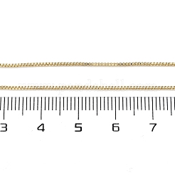 Brass Box Chain Necklaces for Women&nbsp;X-NJEW-D302-42G