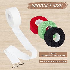 4 Rolls 4 Colors Cotton Underwrap Bandages&nbsp;AJEW-CY0002-37
