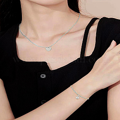 60Pcs 2 Styles Tarnish Resistant 304 Stainless Steel Pendants&nbsp;STAS-LP0002-57