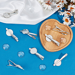 DIY Blank Dome Tie Clip Making Kit&nbsp;DIY-DC0002-25