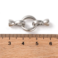 Brass Fold Over Clasps&nbsp;KK-U016-24P