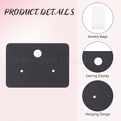 1Set Blank Paper Earring Display Cards&nbsp;EDIS-CN0001-01A-03