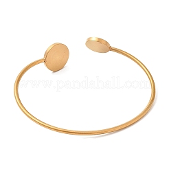 Ion Plating(IP) 304 Stainless Steel Bangle Makings&nbsp;X-STAS-R123-01G