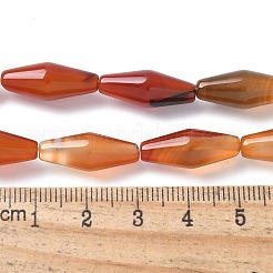 Dyed & Heated Natural Carnelian Beads Strands&nbsp;G-Q019-A02