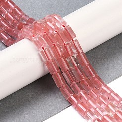 Cherry Quartz Glass Beads Strands&nbsp;G-C128-A24-01