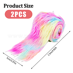 1.5M Fashion Faux Fur Trimming&nbsp;DIY-WH0304-971B