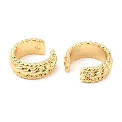 Brass Cuff Earrings&nbsp;EJEW-K251-20G