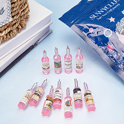 32Pcs Resin Big Pendants&nbsp;RESI-SC0002-16F