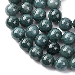 Natural Blue Jade Beads Strands&nbsp;G-H341-10mm-02