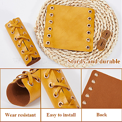 PU Leather Leather Motorcycle Grip Covers&nbsp;AJEW-WH20001-44A